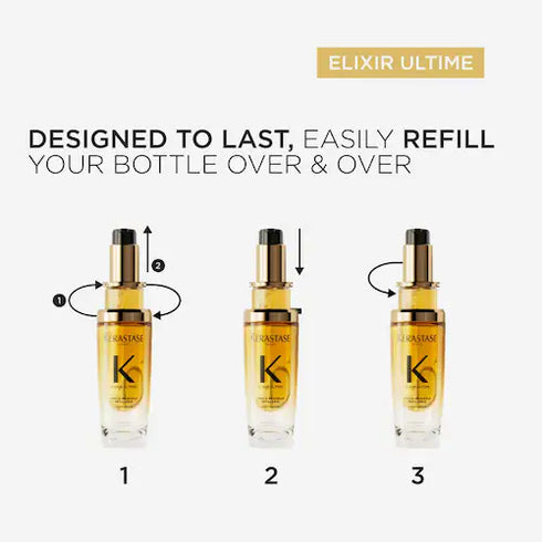 Elixir Ultime Refillable Hydrating Hair Oil - GLAM MODA